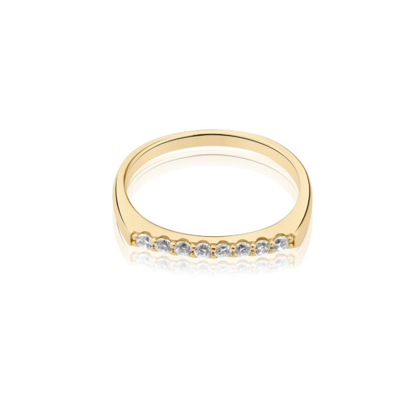 Bague Excellence Plaqué Or 18K 3Mic