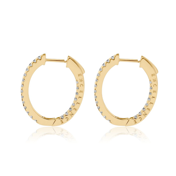 Créoles Excellence Plaqué Or 18K 3Mic 2