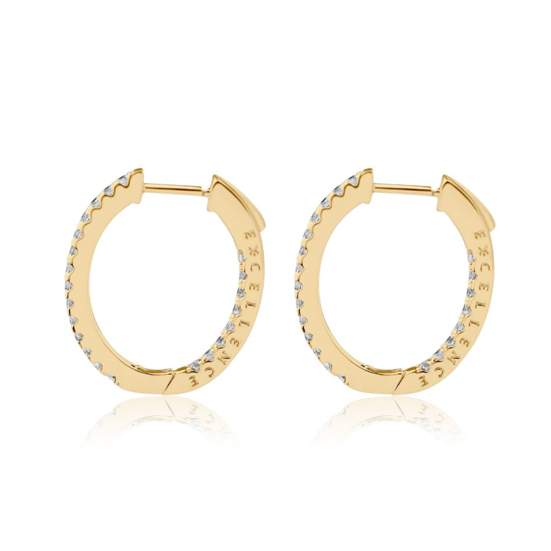 Créoles Excellence Plaqué Or 18K 3Mic Créoles Excellence Plaqué Or 18K 3Mic