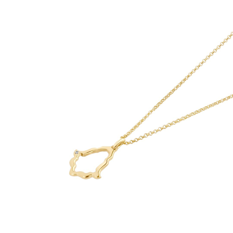 Pendentif khmissa Excellence Plaqué... Pendentif khmissa Excellence Plaqué...