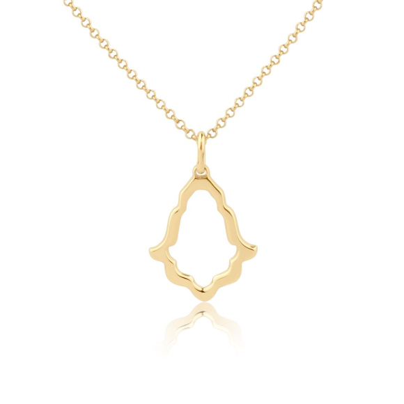 Pendentif khmissa Excellence Plaqué Or 18k 3Mic