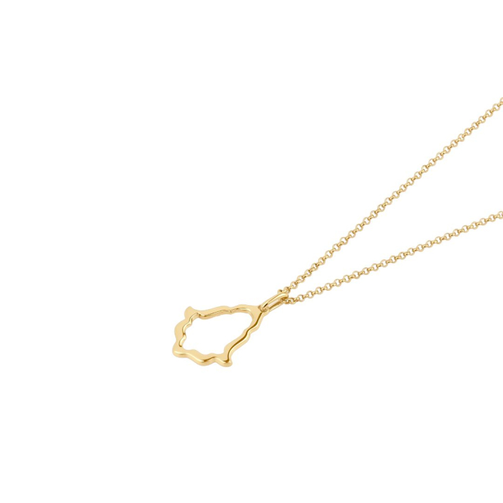 Pendentif khmissa Excellence Plaqué Or 18k 3Mic 2