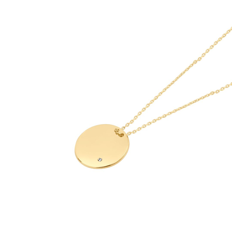 Collier médaillon Excellence Plaqué...