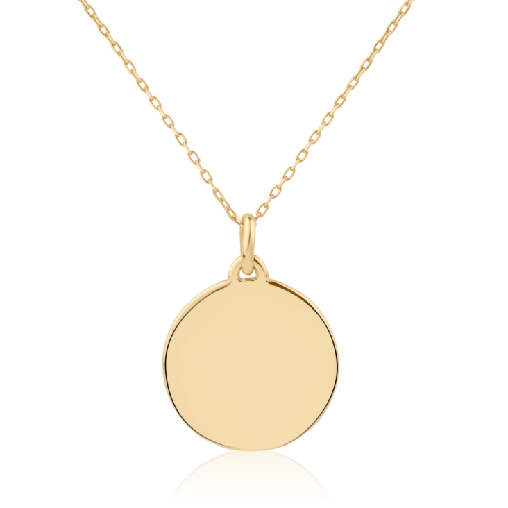 Pendentif Excellence plaqué Or 18K 3Mic