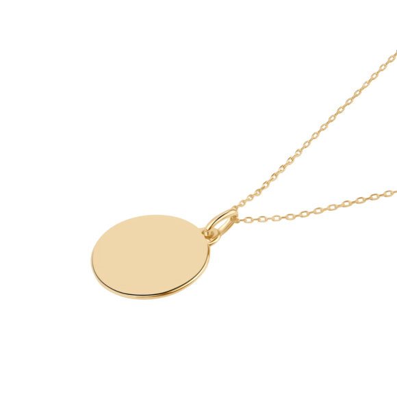 Pendentif Excellence plaqué Or 18K 3Mic