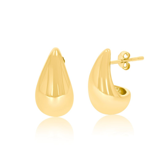 Créoles Excellence Plaqué Or 18K 3Mic