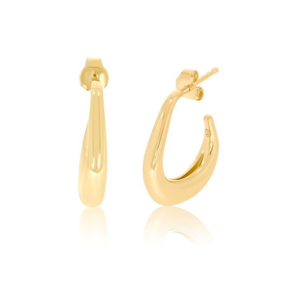 Créoles Excellence Plaqué Or 18K 3Mic