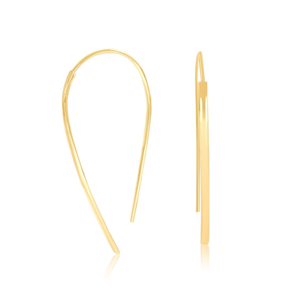 Créoles Excellence Plaqué Or 18K 3Mic