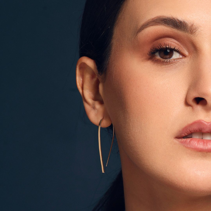 Créoles Excellence Plaqué Or 18K 3Mic 2