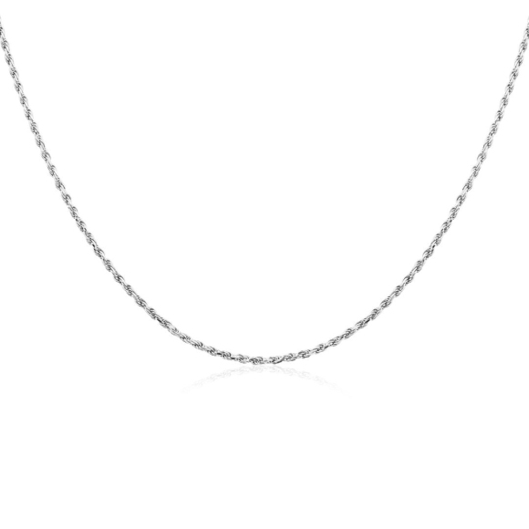 Chaîne Corde Excellence Argent 925 Rh