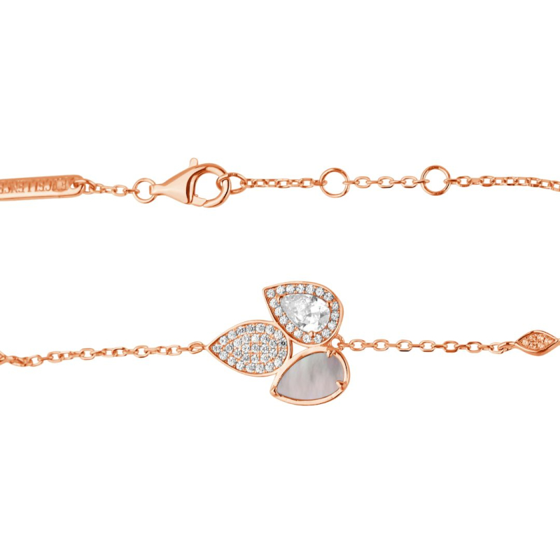 Gourmette Tulipe Excellence Argent...