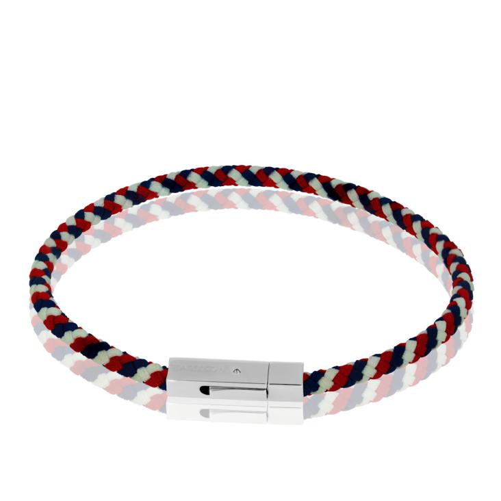 Bracelet Excellence Cuir Tressé & Acier 316L