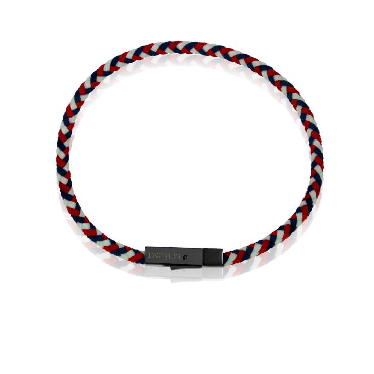 Bracelet Excellence Cuir Tressé & Acier 316L