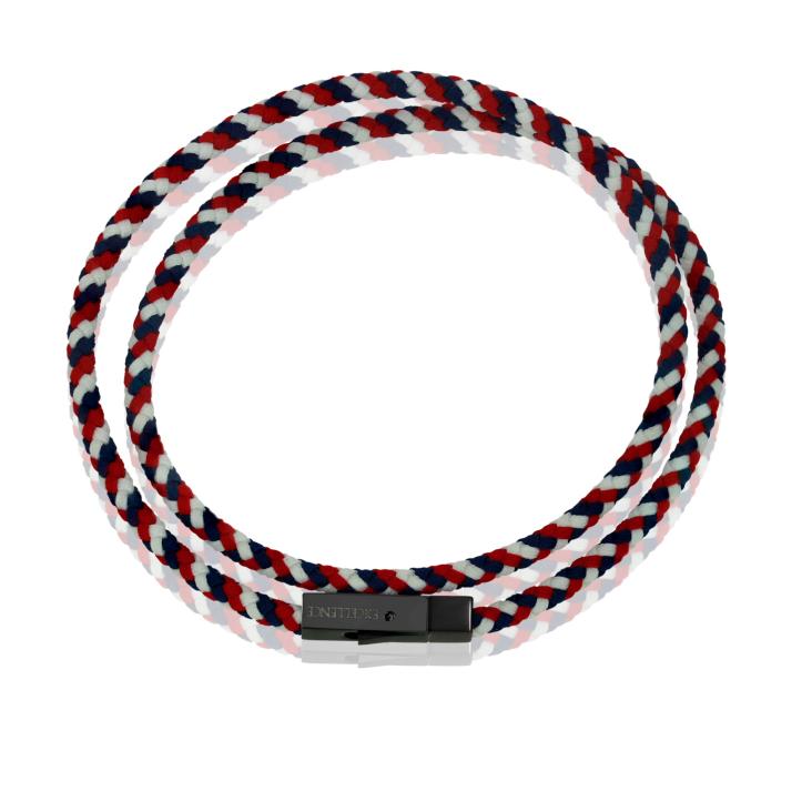 Bracelet Excellence Cuir Tressé & Acier 316L