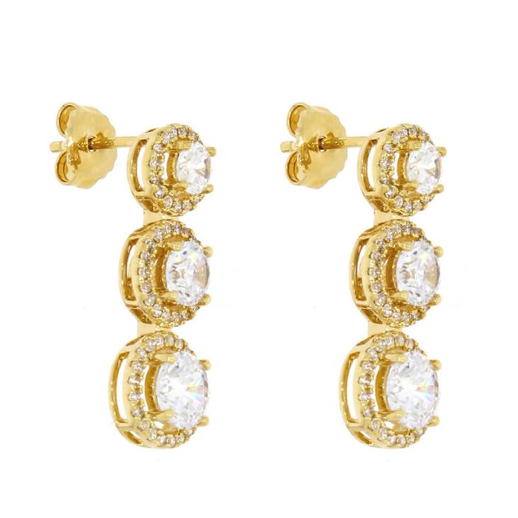 Boucles Excellence Plaqué Or 18K 3Mic