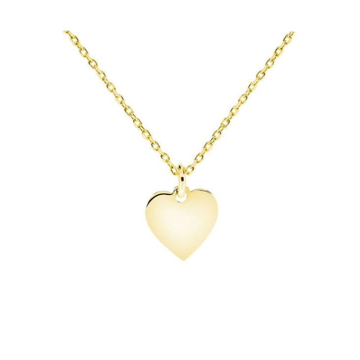 Pendentif cœur Excellence plaqué OR 18K 3 MIC