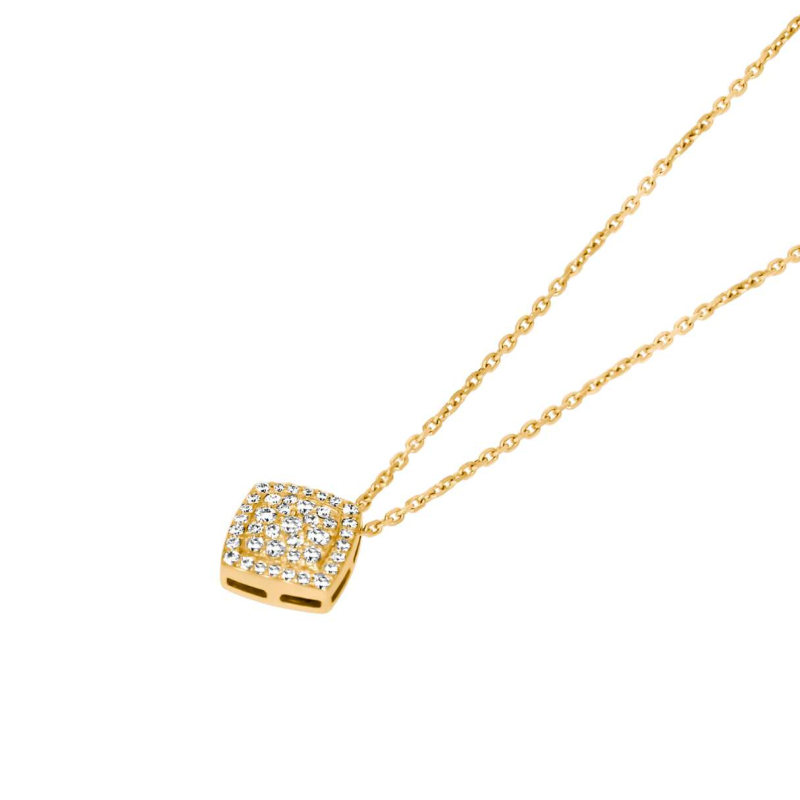 Collier pendentif carré Excellence Or... Collier pendentif carré Excellence Or...