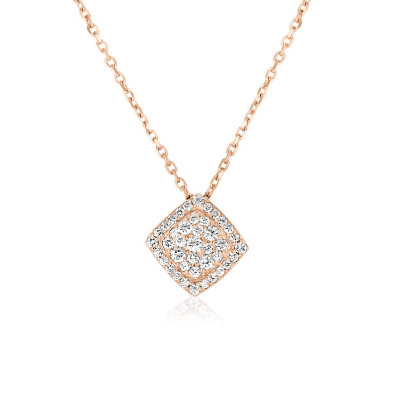 Collier pendentif carré Excellence Or... Collier pendentif carré Excellence Or...