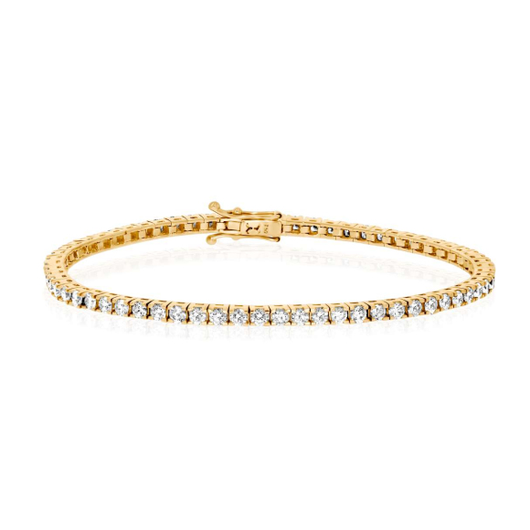 Rivière Excellence Or jaune 750/1000 & Diamants