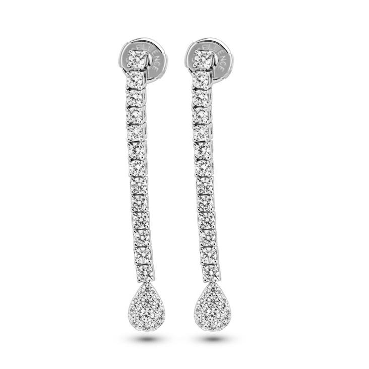 Boucles rivière Excellence Argent 925 Rh