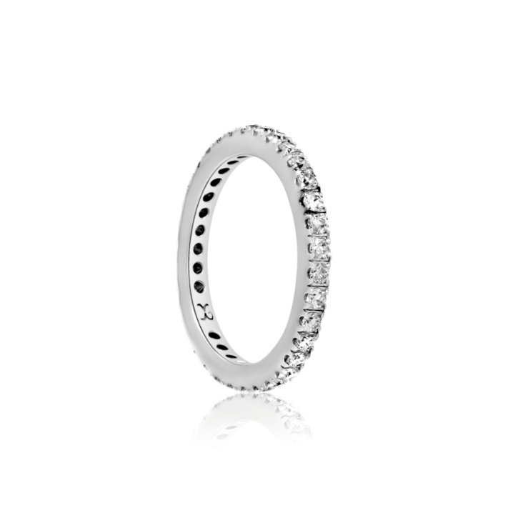 Alliance complète Excellence Or gris 750/1000 & Diamants 2