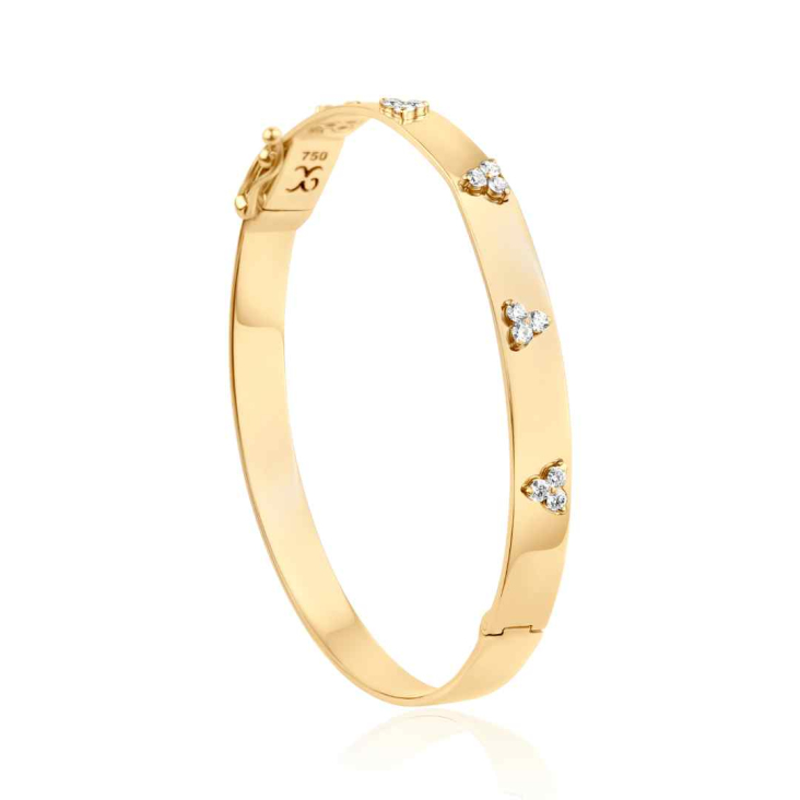 Bracelet Excellence Or jaune 750/1000 & Diamants 2