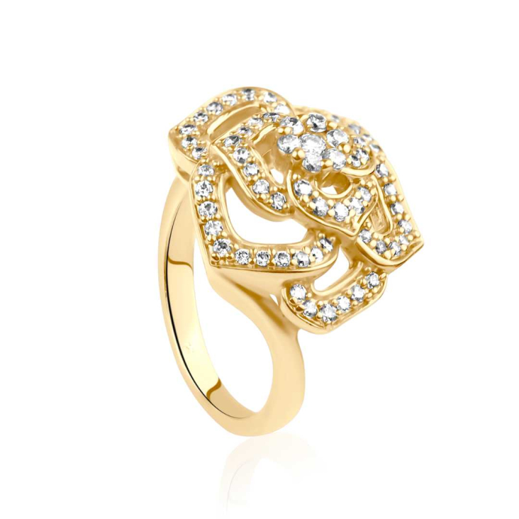Bague Flower Excellence Plaqué Or 18K 3Mic 2