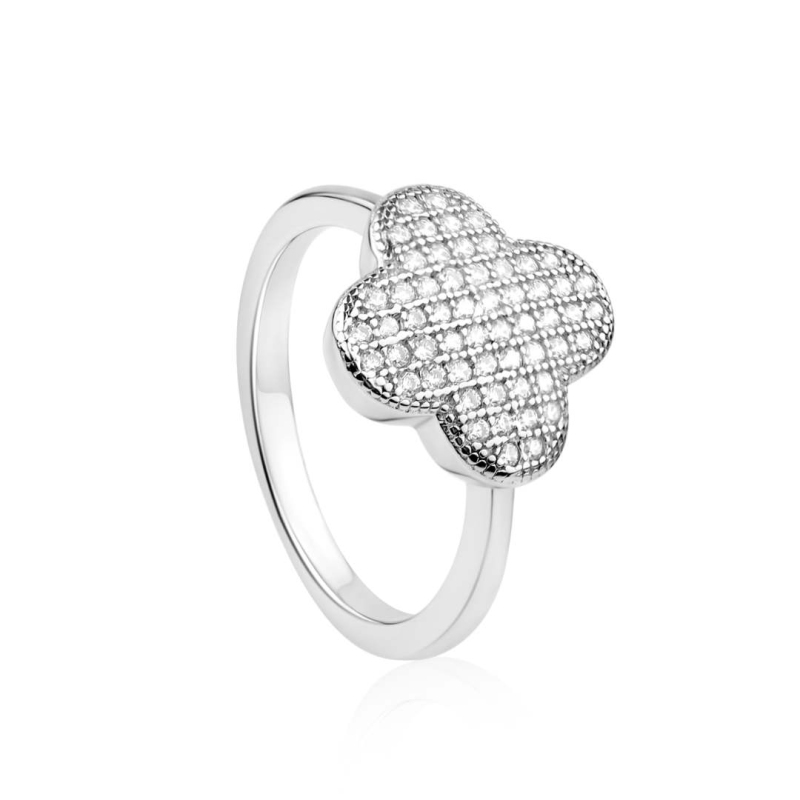 Bague Trefle Excellence Argent 925 RH Bague Trefle Excellence Argent 925 RH