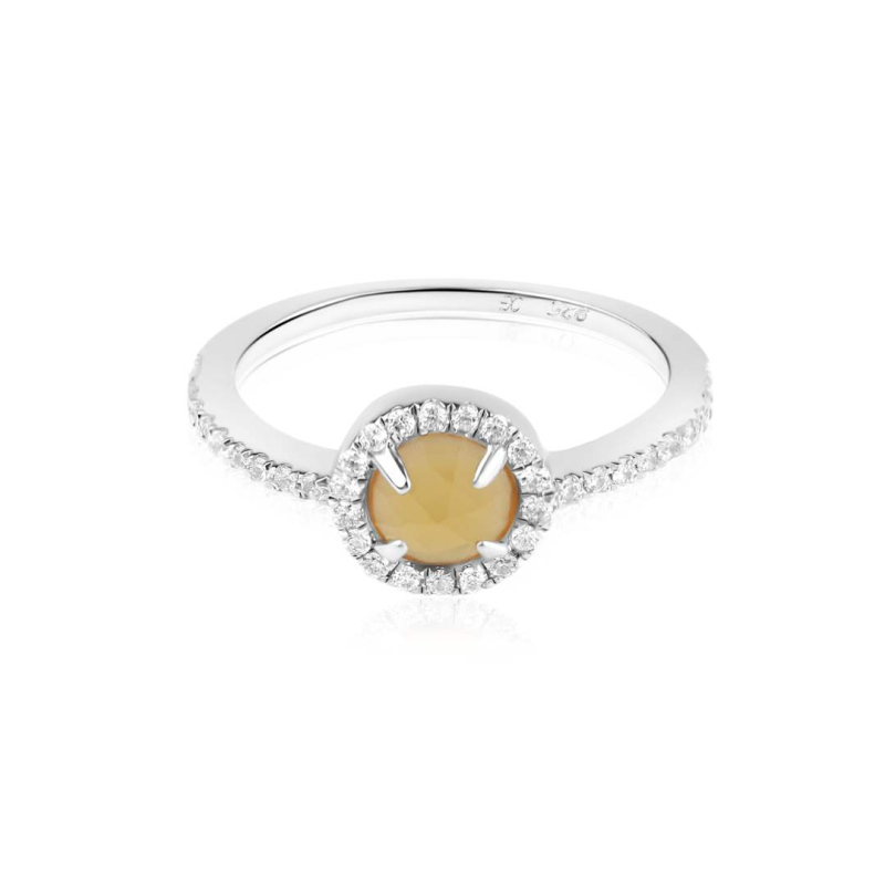 Margueritte Excellence Argent 925 Rh & CT