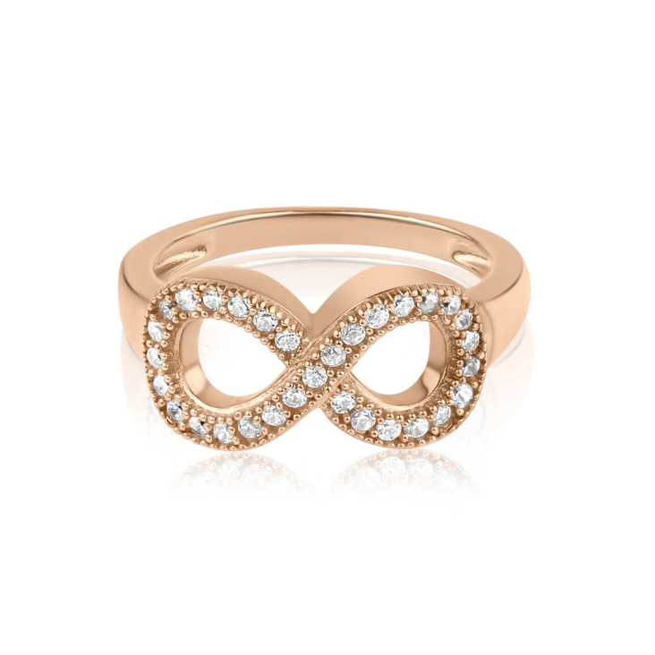 Bague infini Excellence Argent R.Gold