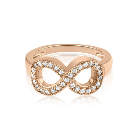 Bague infini Excellence Argent R.Gold