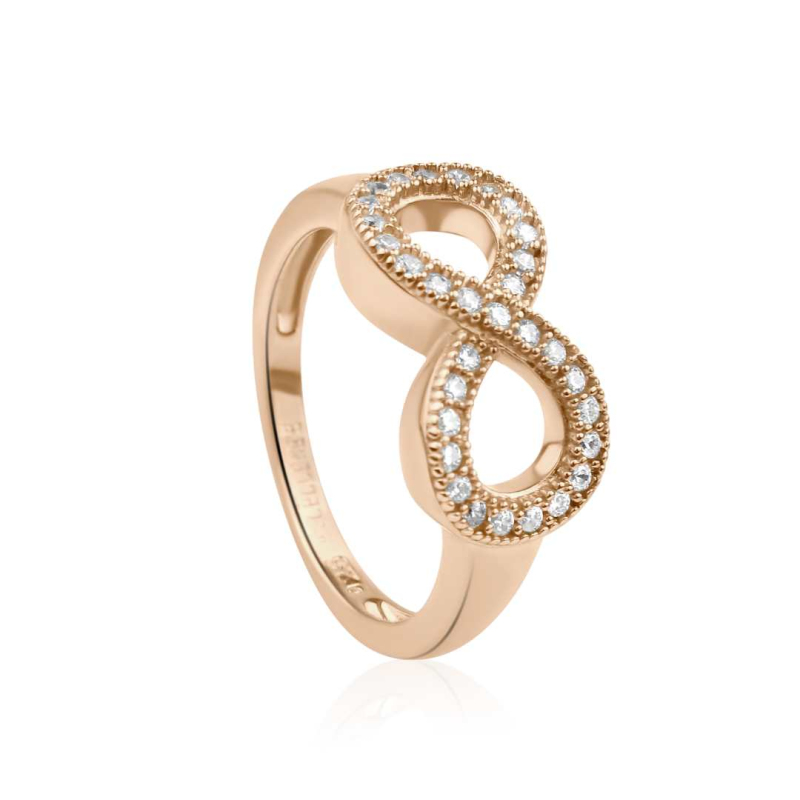 Bague infini Excellence Argent R.Gold