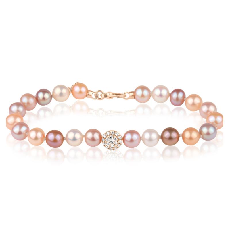 Bracelet Excellence Or rose 750/1000 & Diamants