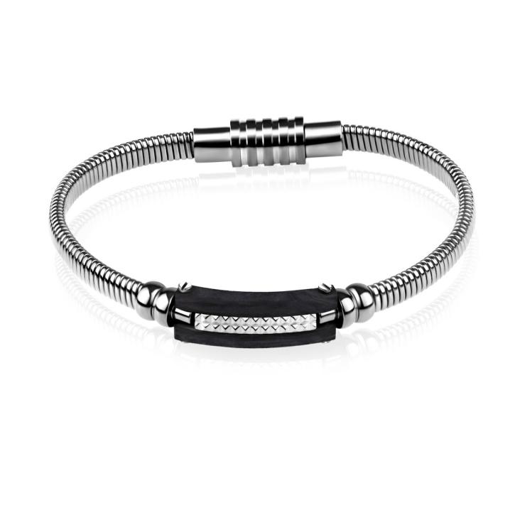 Bracelet Excellence Acier 316L & carbone