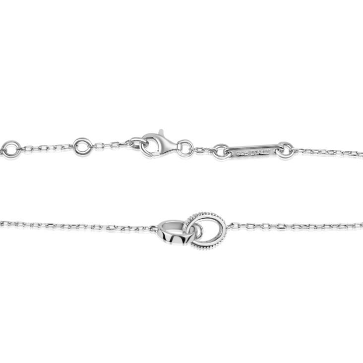 Gourmette Lien Excellence Argent 925Rh