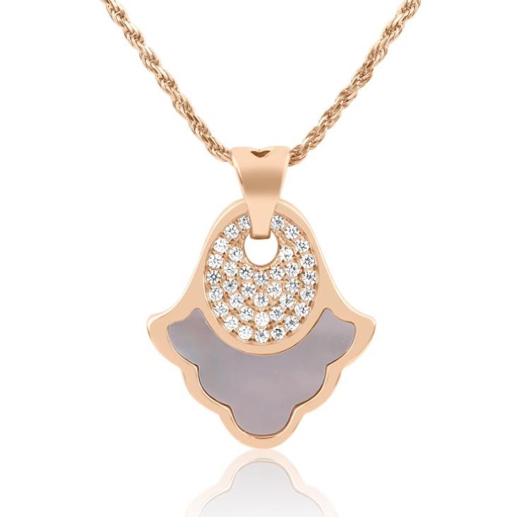 Pendentif Main Nacre Excellence Argent 925 RG