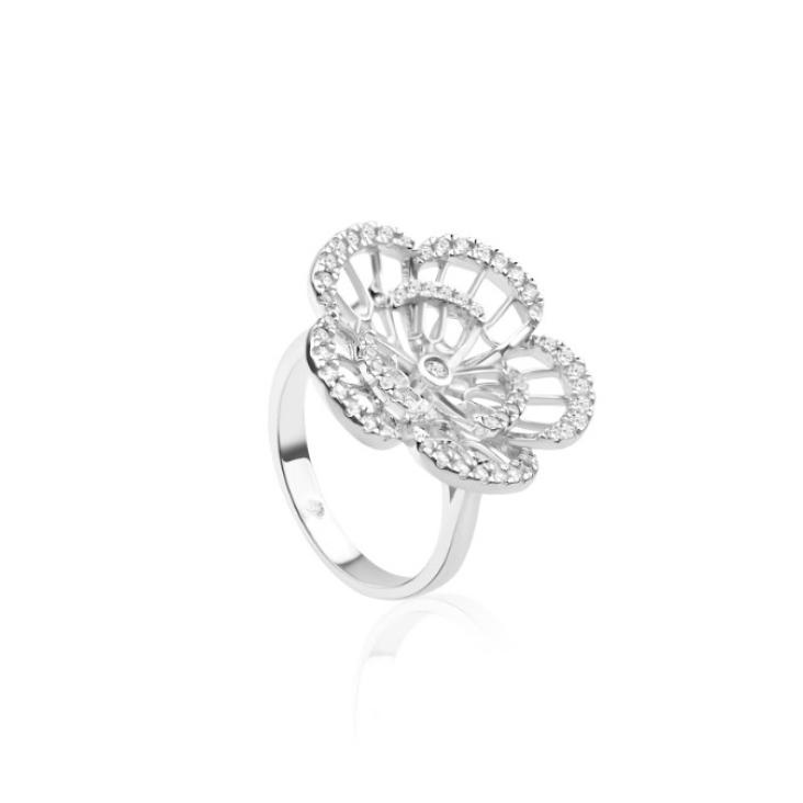 Bague Flower Excellence Argent 925 Rh