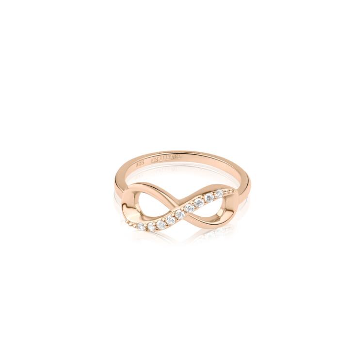 Bague infini Excellence Argent 925 R.Gold
