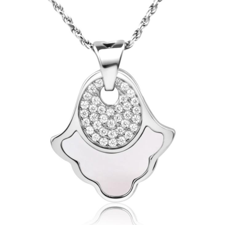 Pendentif Main Nacre Excellence Argent 925 Rh