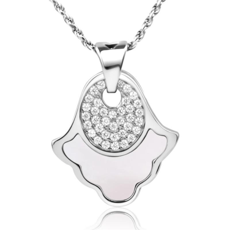 Pendentif Main Nacre Excellence Argent 925 Rh