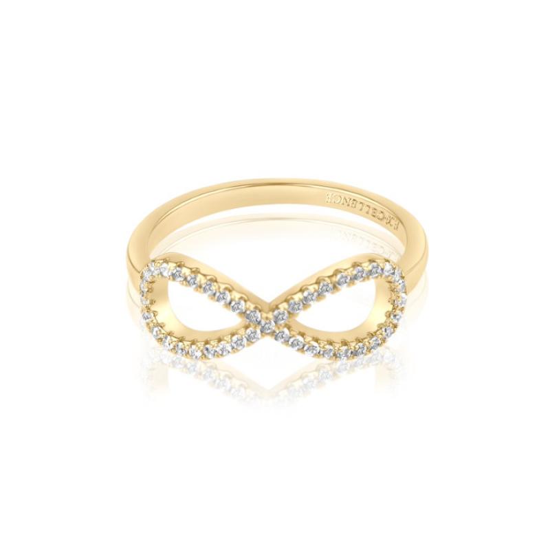 Bague Infini Excellence Plaqué Or 18K 3Mic