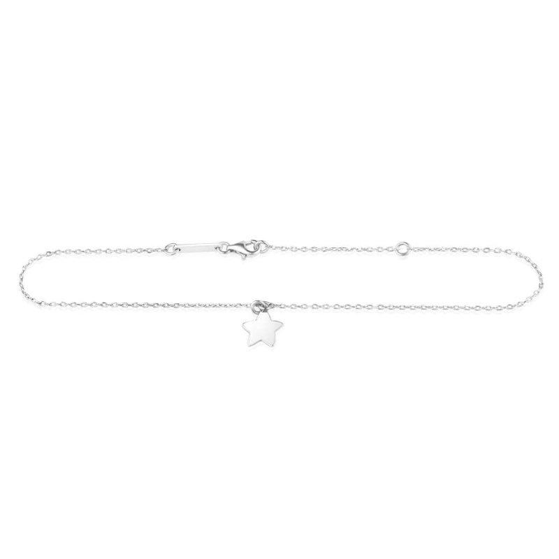 Chaine de Cheville Etoile Excellence Argent 925 RH