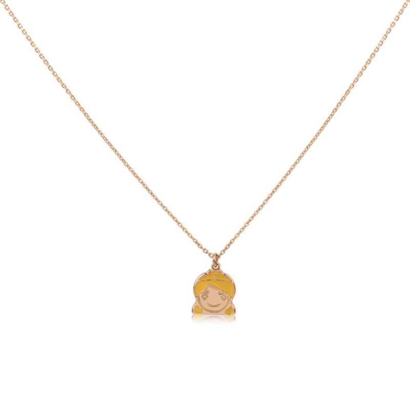 Pendentif princesse Excellence plaqué Or 18K 3Mic