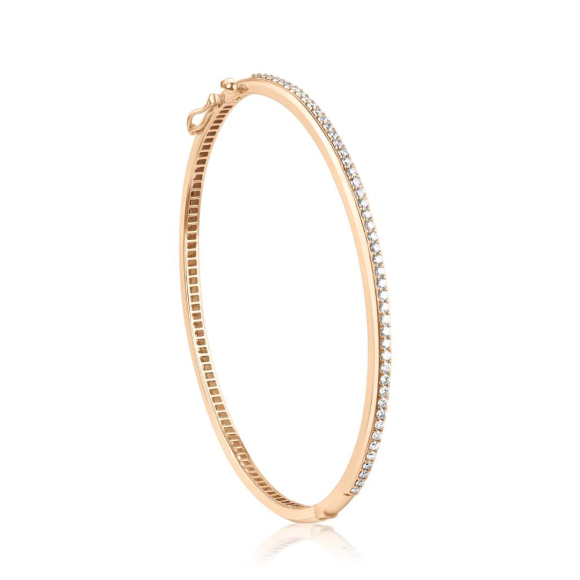 Bracelet Excellence Or rose 750/1000 & Diamants