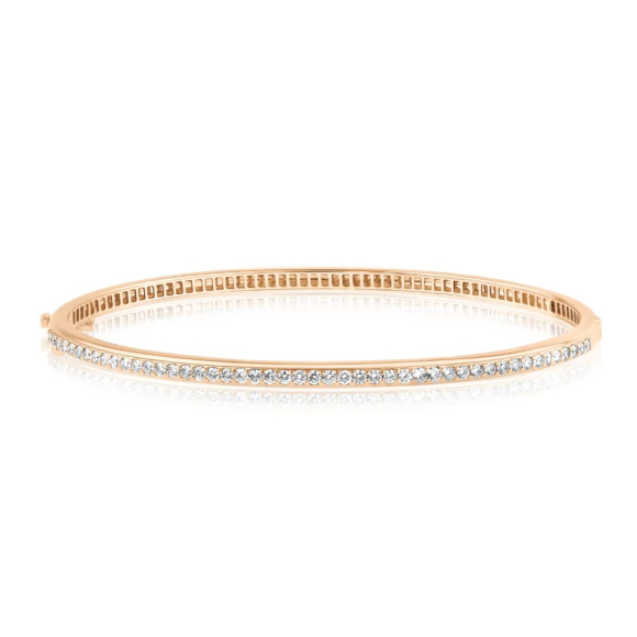 Bracelet Excellence Or rose 750/1000 & Diamants