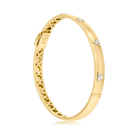 Bracelet Excellence Or jaune 750/1000 & Diamants