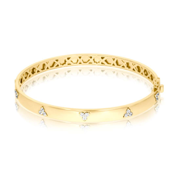 Bracelet Excellence Or jaune 750/1000 & Diamants