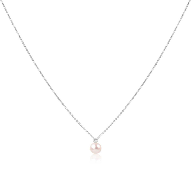 Collier Excellence Or gris 750/1000, FWP & Diamants