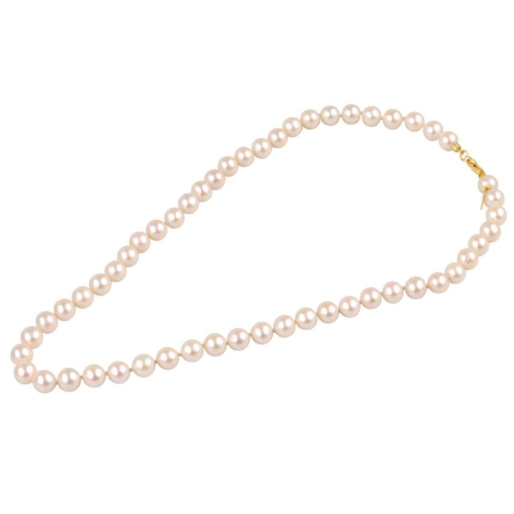 Collier Excellence Perles D'eau Douce & Or 18K 750/1000 2