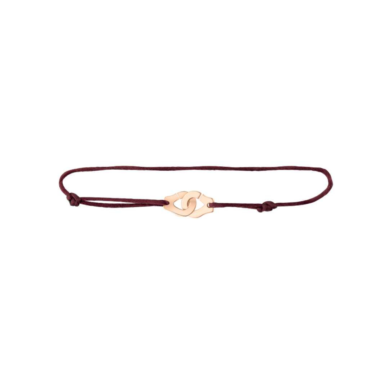 Paire menottes Excellence Or rose 750/1000